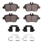 Dynamic Friction 2012-2019 Mercedes-Benz SLK350 Rear 5000 Advanced Low Metallic Brake Pads and Hardware Kit