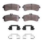 Dynamic Friction 2013-2019 Mercedes-Benz SL65 AMG Rear 5000 Advanced Low Metallic Brake Pads and Hardware Kit