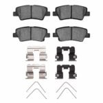 Dynamic Friction 2018-2020 Hyundai Elantra GT Rear 5000 Advanced Ceramic Brake Pads and Hardware Kit