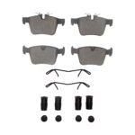 Dynamic Friction 2019-2020 Jaguar I-Pace Rear 5000 Advanced Low Metallic Brake Pads and Hardware Kit