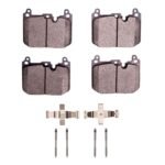 Dynamic Friction 2015-2019 MINI Cooper Countryman Front 5000 Advanced Low Metallic Brake Pads and Hardware Kit