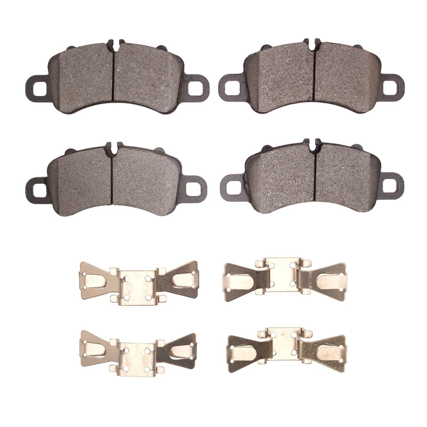 DF_1551190501_Fro.jpg Dynamic Friction 2017-2023 Porsche 911 Front 5000 Advanced Low Metallic Brake Pads and Hardware Kit - Image 1