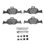 Dynamic Friction 2017-2020 BMW 540i xDrive Front 5000 Advanced Ceramic Brake Pads and Hardware Kit