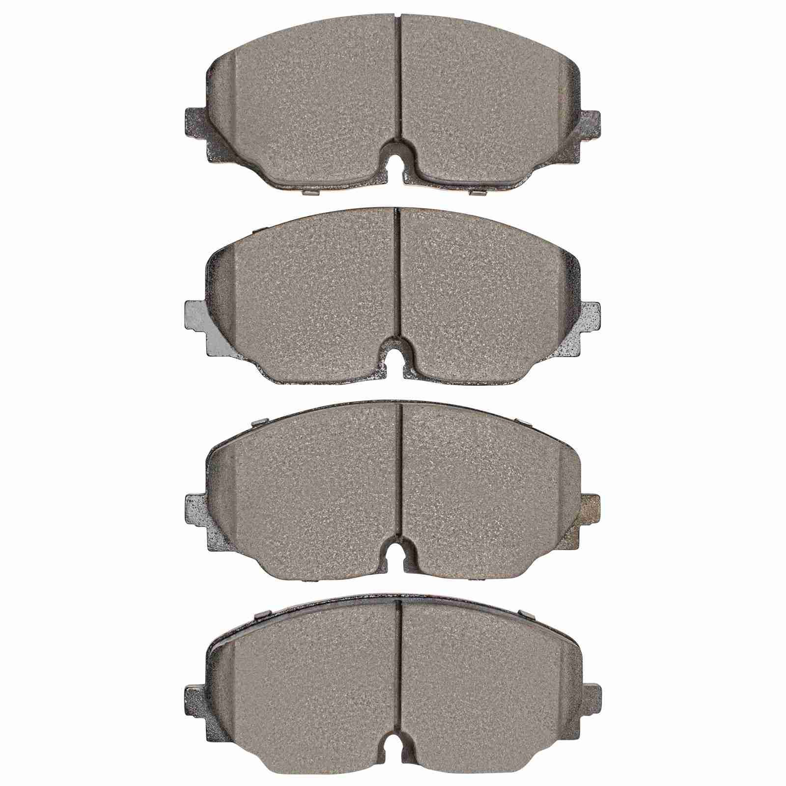 DF_1551207400_Fro.jpg Dynamic Friction 2018-2025 Volkswagen Atlas/Atlas Cross Sport Front 5000 Advanced Ceramic Brake Pads - Image 1