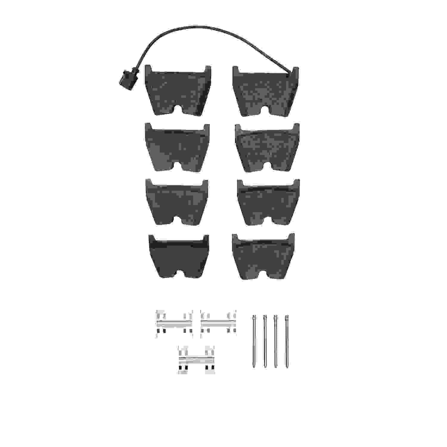 DF_1551209911_Fro.jpg Dynamic Friction 2017-2022 Audi RS3 Front 5000 Advanced Ceramic Brake Pads and Hardware Kit - Image 1