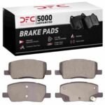 Dynamic Friction 2017-2025 Tesla Model X Rear 5000 Advanced Low Metallic Brake Pads - Image 4