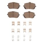 Dynamic Friction 2019-2026 Mercedes-Benz A220 Front 5000 Advanced Ceramic Brake Pads and Hardware Kit