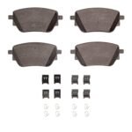 Dynamic Friction 2019-2026 Mercedes-Benz CLA200 (Mexico) Rear 5000 Advanced Ceramic Brake Pads and Hardware Kit
