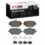 Dynamic Friction 2020-2023 Mercedes-Benz GLE350 Rear 5000 Advanced Ceramic Brake Pads and Hardware Kit