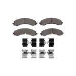 Dynamic Friction 2022-2026 Chevrolet Silverado EV Front 5000 Advanced Ceramic Brake Pads and Hardware Kit
