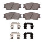 Dynamic Friction 2020-2025 Hyundai Venue Front 5000 Advanced Ceramic Brake Pads and Hardware Kit