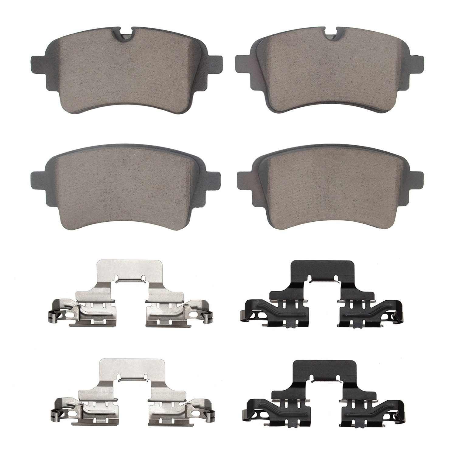 DF_1551236402_Fro.jpg Dynamic Friction 2020-2025 Audi A5 Sportback Rear 5000 Advanced Ceramic Brake Pads and Hardware Kit - Image 1