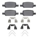 Dynamic Friction 2021-2022 Chevrolet Colorado Rear 5000 Advanced Ceramic Brake Pads and Hardware Kit