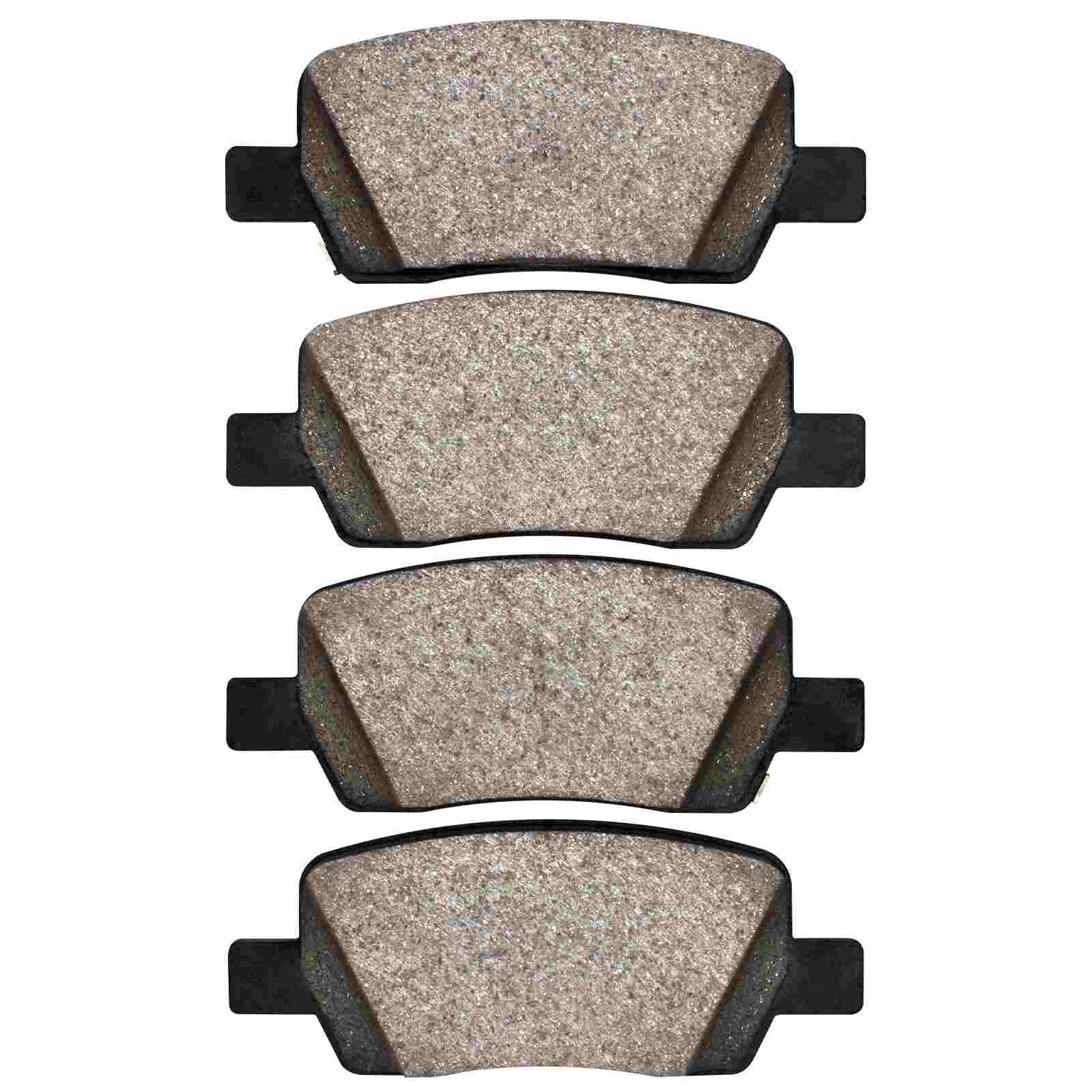 DF_1551238100_Fro.jpg Dynamic Friction 2021-2026 Hyundai Santa Fe Rear 5000 Advanced Ceramic Brake Pads - Image 1