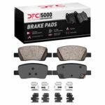 Dynamic Friction 2021-2026 Hyundai Palisade Rear 5000 Advanced Ceramic Brake Pads and Hardware Kit