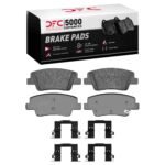 Dynamic Friction 2024-2026 Hyundai Ioniq 9 Rear 5000 Advanced Ceramic Brake Pads and Hardware Kit