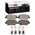 Dynamic Friction 2021-2025 Hyundai Elantra Rear 5000 Advanced Ceramic Brake Pads and Hardware Kit