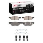 Dynamic Friction 2022-2025 Acura MDX Front 5000 Advanced Ceramic Brake Pads and Hardware Kit