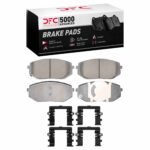 Dynamic Friction 2022-2025 Hyundai Tucson Front 5000 Advanced Ceramic Brake Pads and Hardware Kit