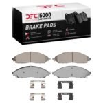Dynamic Friction 2020-2025 Chrysler Pacifica Front 5000 Advanced Ceramic Brake Pads and Hardware Kit