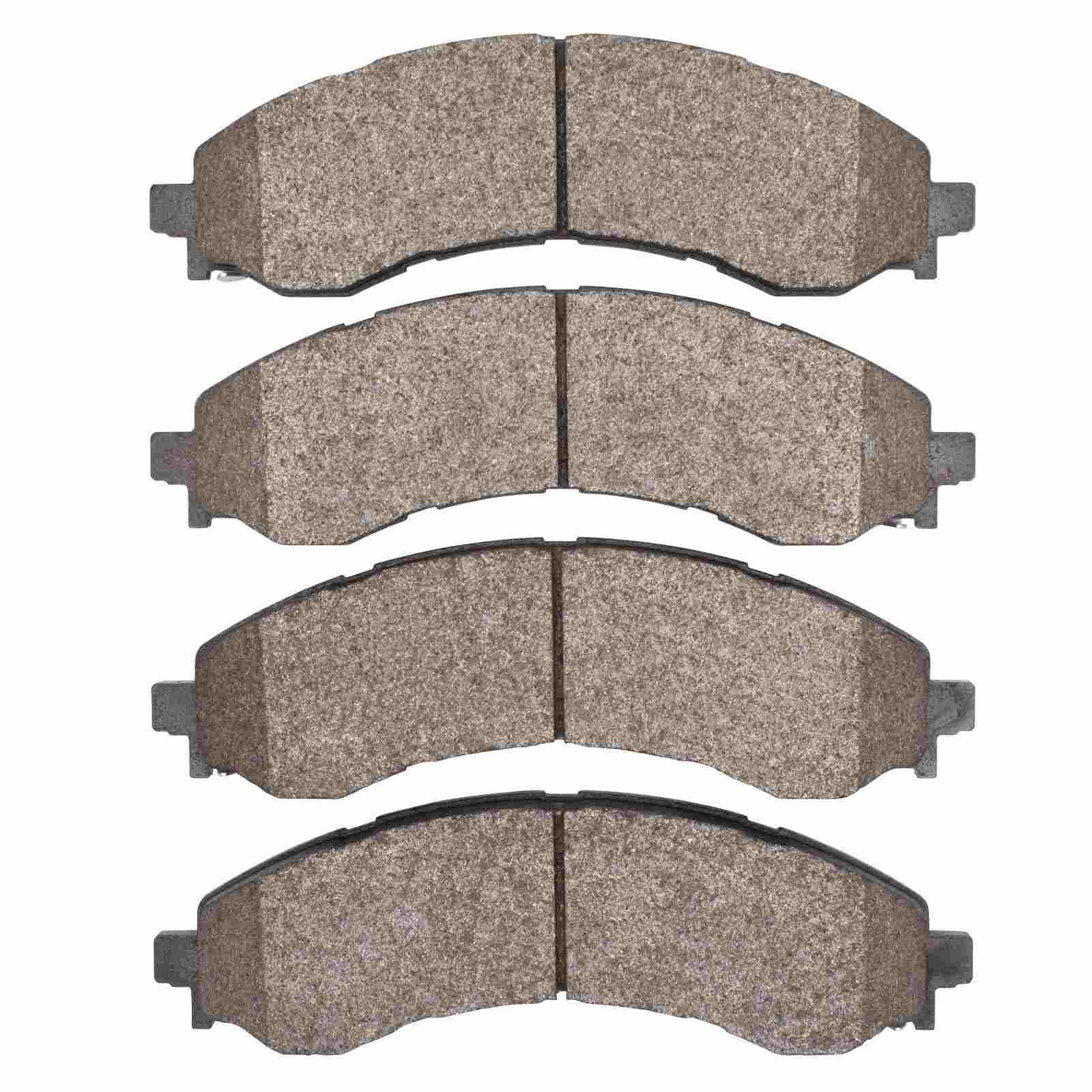 DF_1551240400_Fro.jpg Dynamic Friction 2021-2025 Chevrolet Express 3500 Front 5000 Advanced Semi Metallic Brake Pads - Image 1