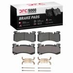 Dynamic Friction 2021-2025 Chevrolet Tahoe Front 5000 Advanced Low Metallic Brake Pads and Hardware Kit