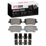 Dynamic Friction 2021-2025 Hyundai Sonata Rear 5000 Advanced Ceramic Brake Pads and Hardware Kit