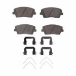 Dynamic Friction 2022-2023 Genesis G70 Front 5000 Advanced Ceramic Brake Pads and Hardware Kit