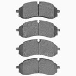 Dynamic Friction 2021-2025 Ford Transit-250 Front 5000 Advanced Semi Metallic Brake Pads