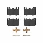 Dynamic Friction 2021-2024 Polestar Polestar 2 Front 5000 Advanced Low Metallic Brake Pads and Hardware Kit
