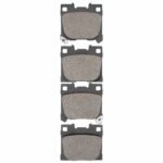 Dynamic Friction 2022-2025 Toyota GR Corolla Rear 5000 Advanced Low Metallic Brake Pads