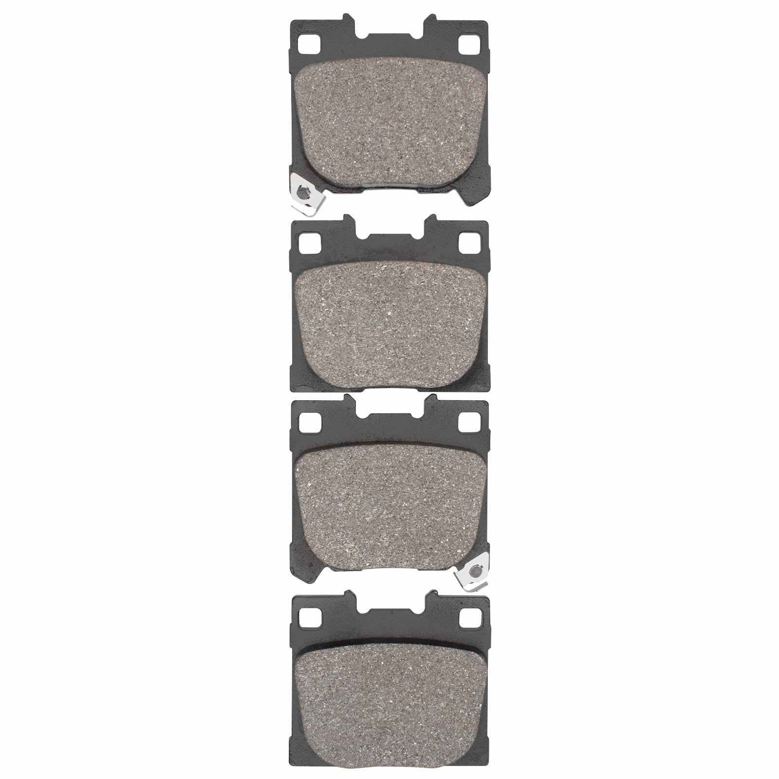 DF_1551245100_Fro.jpg Dynamic Friction 2022-2025 Toyota GR Corolla Rear 5000 Advanced Low Metallic Brake Pads - Image 1