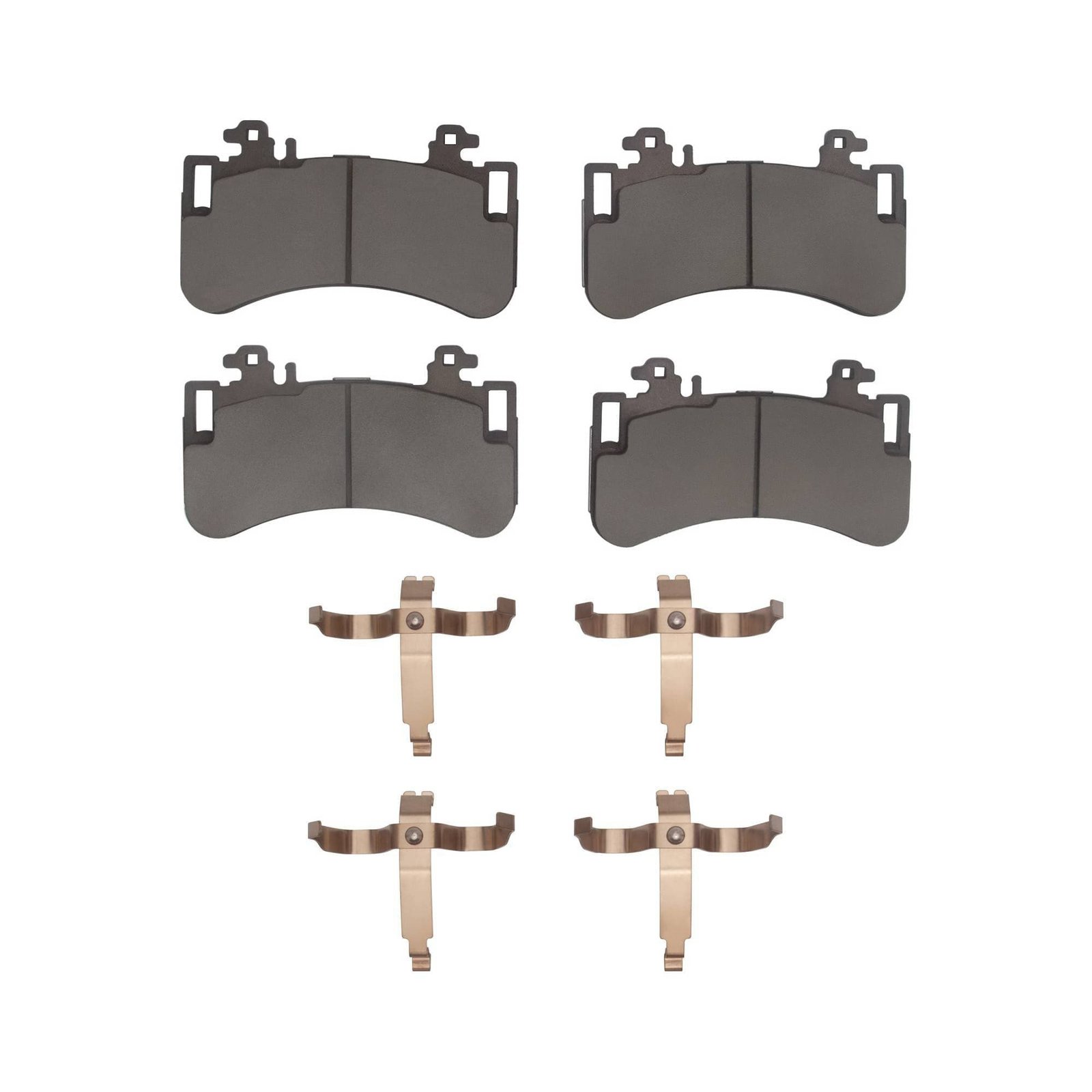 DF_1551245301_Fro.jpg Dynamic Friction 2022-2025 Mercedes-Benz EQE 500 Front 5000 Advanced Ceramic Brake Pads and Hardware Kit - Image 1