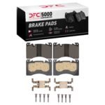 Dynamic Friction 2022-2024 Land Rover Range Rover Front 5000 Advanced Ceramic Brake Pads and Hardware Kit