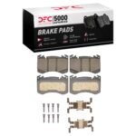 Dynamic Friction 2022-2024 Land Rover Range Rover Sport Front 5000 Advanced Ceramic Brake Pads and Hardware Kit