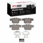 Dynamic Friction 2023-2025 BMW 750e xDrive Rear 5000 Advanced Low Metallic Brake Pads and Hardware Kit