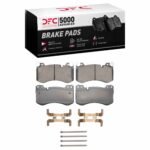 Dynamic Friction 2021-2025 BMW M4 Front 5000 Advanced Low Metallic Brake Pads and Hardware Kit