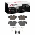 Dynamic Friction 2023-2025 BMW 760i xDrive Rear 5000 Advanced Low Metallic Brake Pads and Hardware Kit