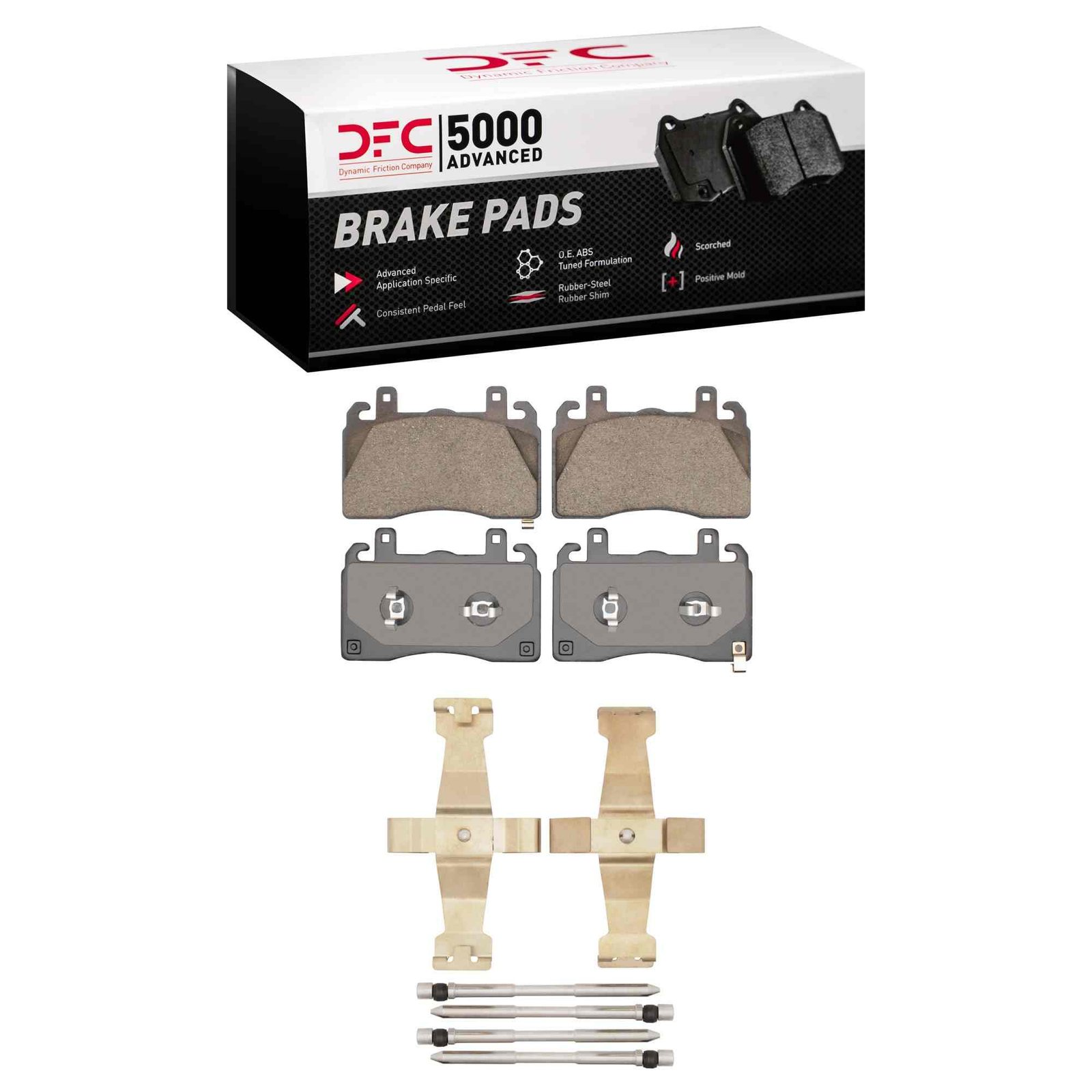 DF_1551249601_Fro.jpg Dynamic Friction 2023-2025 Alfa Romeo Tonale Front 5000 Advanced Ceramic Brake Pads and Hardware Kit - Image 1