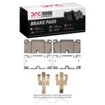 Dynamic Friction 2023-2025 Chevrolet Colorado Front 5000 Advanced Ceramic Brake Pads and Hardware Kit
