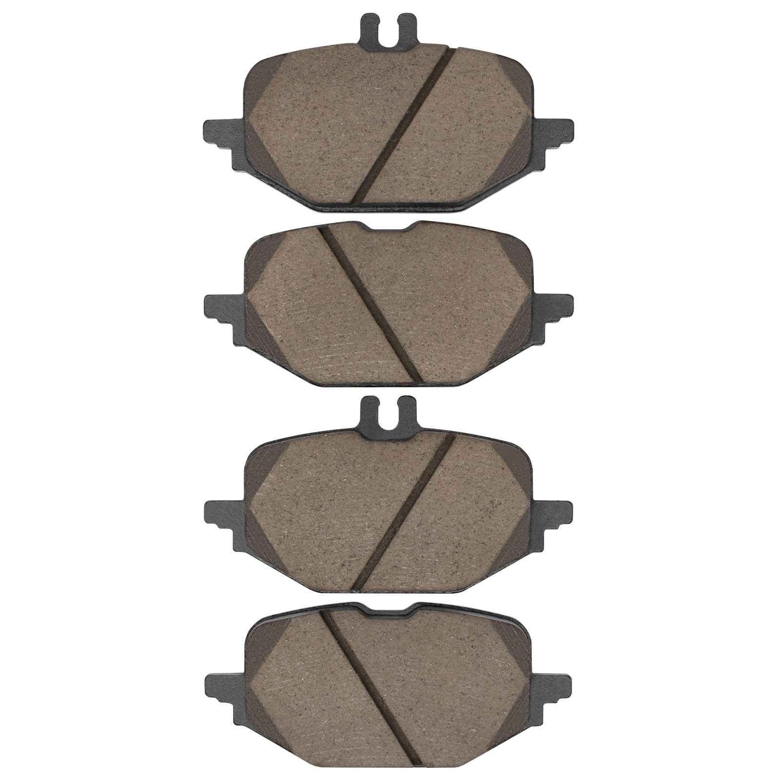 DF_1551250100_Fro.jpg Dynamic Friction 2022-2025 Mercedes-Benz CLE300 Rear 5000 Advanced Ceramic Brake Pads - Image 1