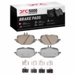 Dynamic Friction 2022-2025 Mercedes-Benz CLE300 Rear 5000 Advanced Ceramic Brake Pads and Hardware Kit