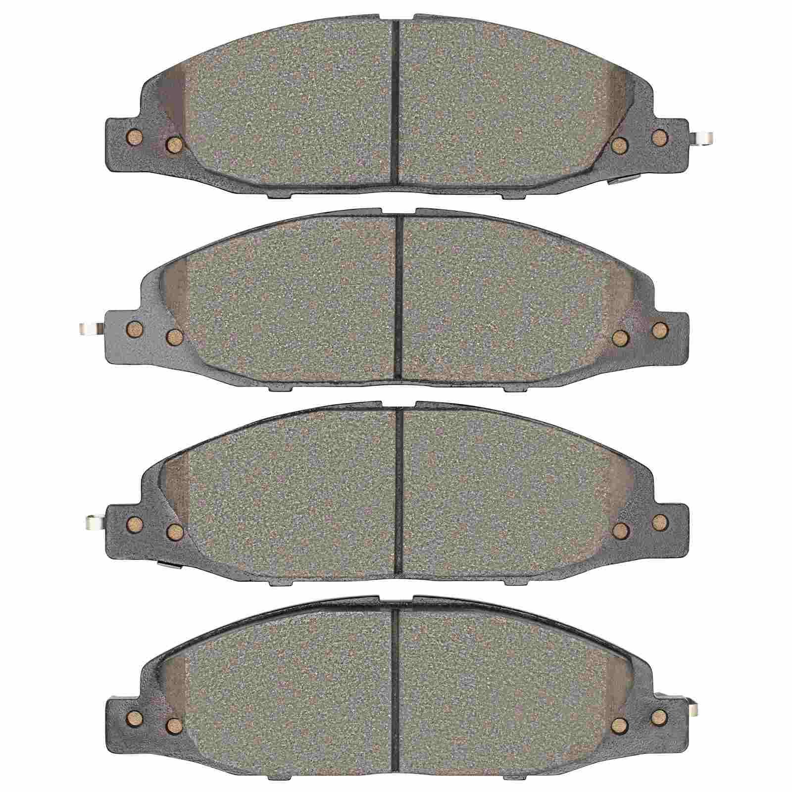 DF_1551251400_Fro.jpg Dynamic Friction 2024-2025 Ford Mustang Front 5000 Advanced Ceramic Brake Pads - Image 1