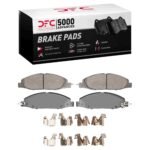 Dynamic Friction 2024-2025 Ford Mustang Front 5000 Advanced Ceramic Brake Pads and Hardware Kit