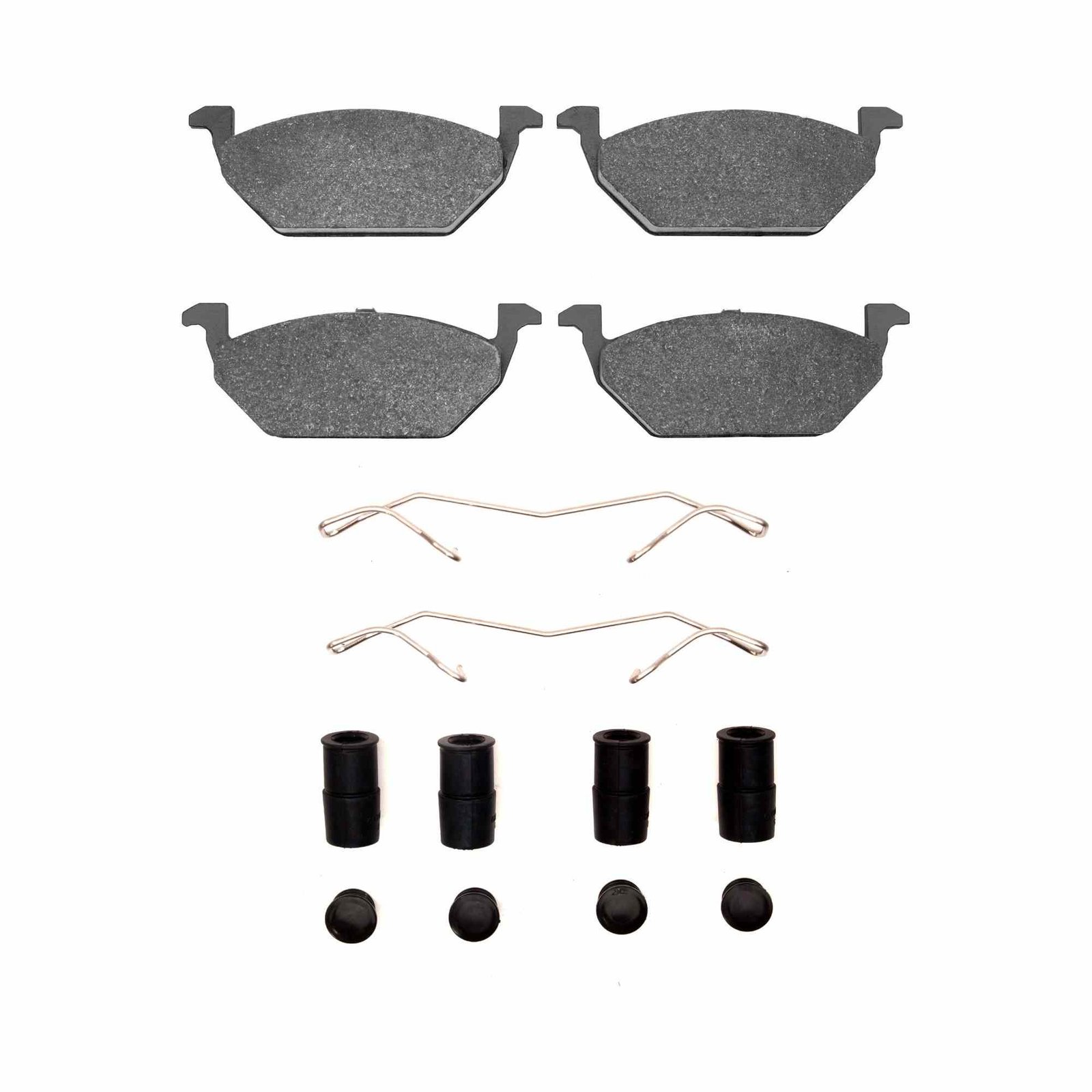 DF_1552076802_Kit.jpg Dynamic Friction 1998-1999 Volkswagen Beetle/Golf/Jetta Sedan Front 5000 Adv Semi Metallic Brake Pads & Hardware Kit - Image 1