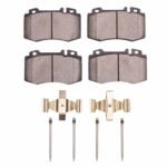 Dynamic Friction 2001-2011 Mercedes-Benz E500 Front 5000 Advanced Ceramic Brake Pads and Hardware Kit