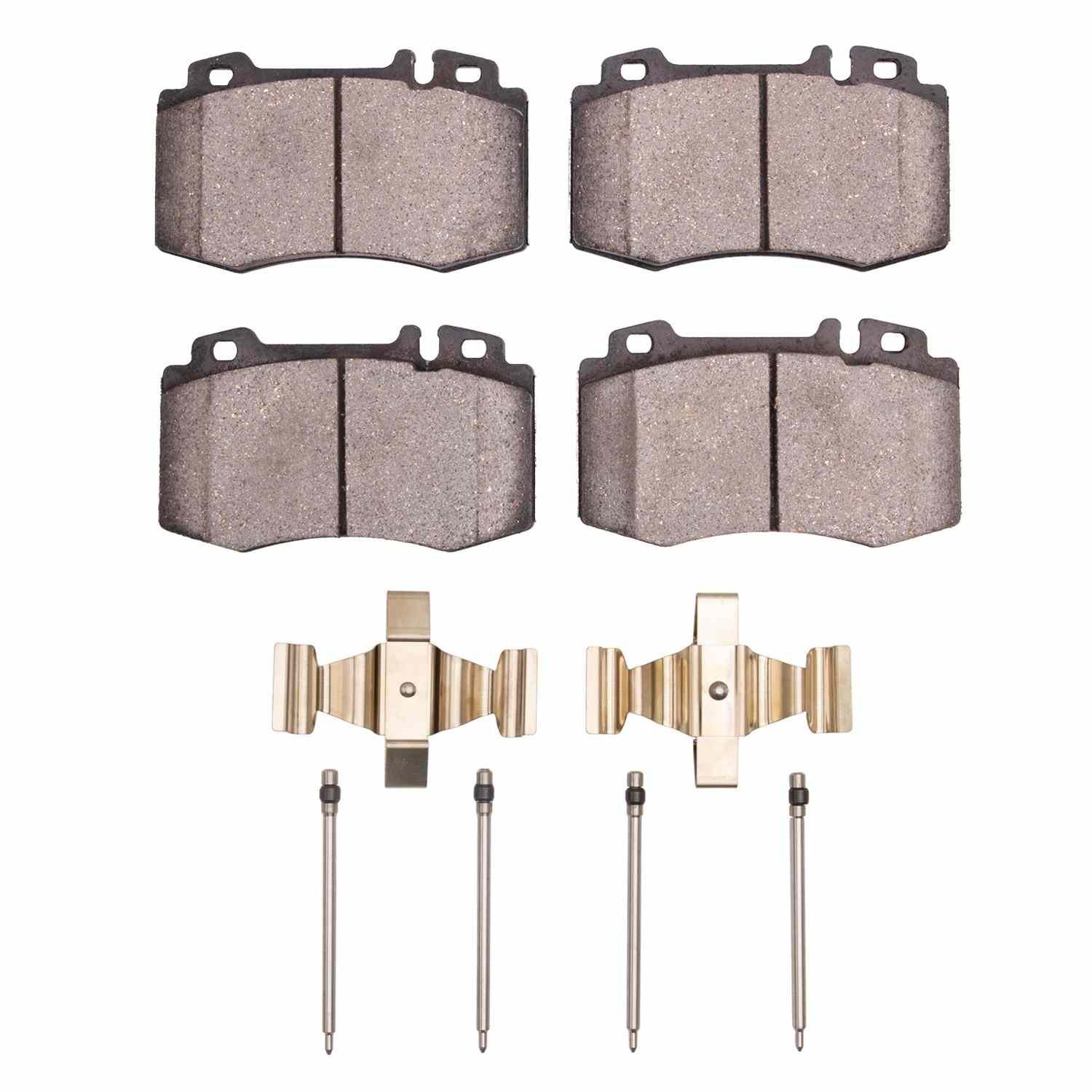 DF_1552084701_Fro.jpg Dynamic Friction 2001-2011 Mercedes-Benz E500 Front 5000 Advanced Ceramic Brake Pads and Hardware Kit - Image 1