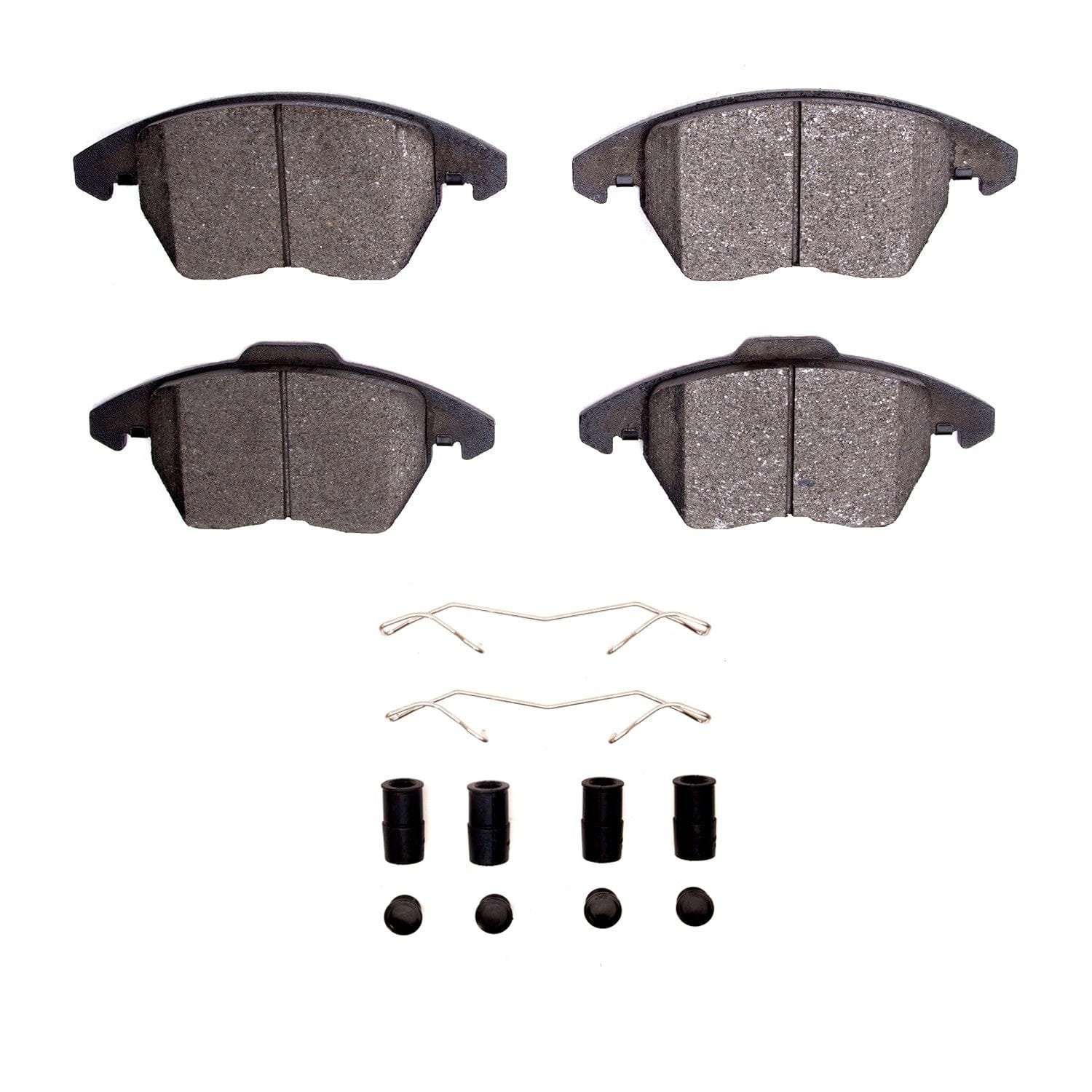 DF_1552110701_Fro.jpg Dynamic Friction 2005-2015 Audi TT Front 5000 Advanced Low Metallic Brake Pads and Hardware Kit - Image 1