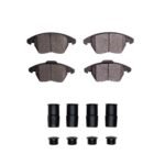 Dynamic Friction 2005-2015 Audi A3 Front 5000 Advanced Semi Metallic Brake Pads and Hardware Kit