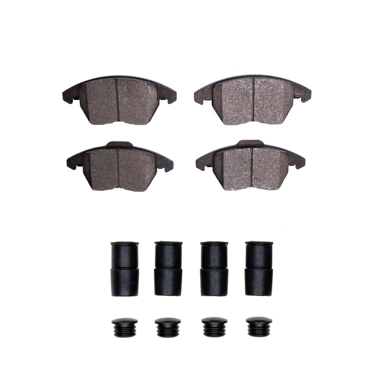 DF_1552110702_Kit.jpg Dynamic Friction 2005-2015 Audi A3 Front 5000 Advanced Semi Metallic Brake Pads and Hardware Kit - Image 1